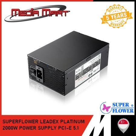 SUPERFLOWER LEADEX PLATINUM 2000W POWER SUPPLY PCI-E 5.1