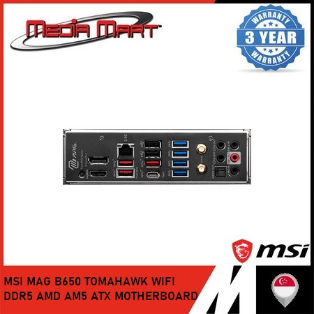 MSI MAG B650 TOMAHAWK WIFI DDR5 AMD AM5 ATX MOTHERBOARD