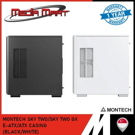 MONTECH SKY TWO/SKY TWO GX E-ATX/ATX CASING (BLACK/WHITE)