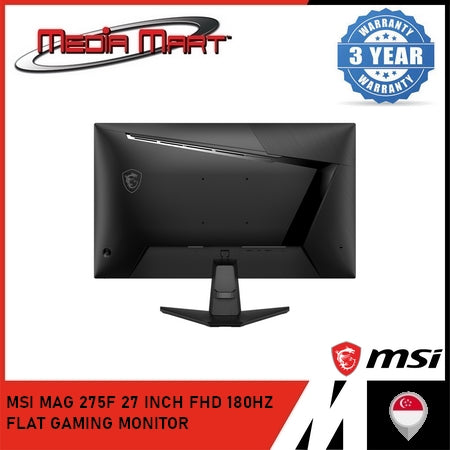 MSI MAG 275F 27 INCH FHD 180HZ FLAT GAMING MONITOR