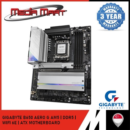 GIGABYTE B650 AERO G AM5 DDR5 ATX MOTHERBOARD