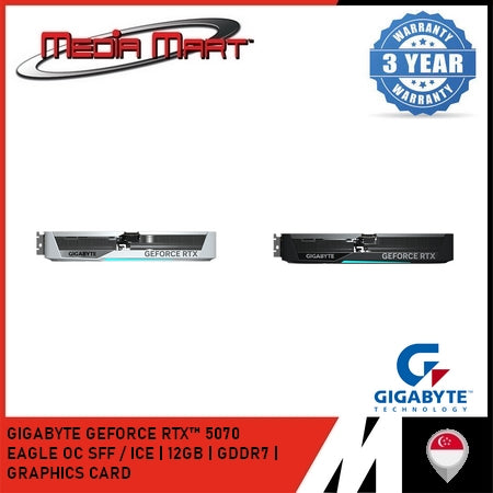 GIGABYTE GEFORCE RTX™ 5070 EAGLE | ICE | OC SFF 12G GRAPHICS CARD