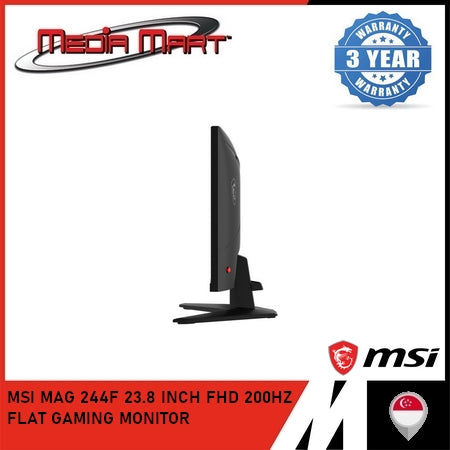 MSI MAG 244F 23.8 INCH FHD 200HZ FLAT GAMING MONITOR