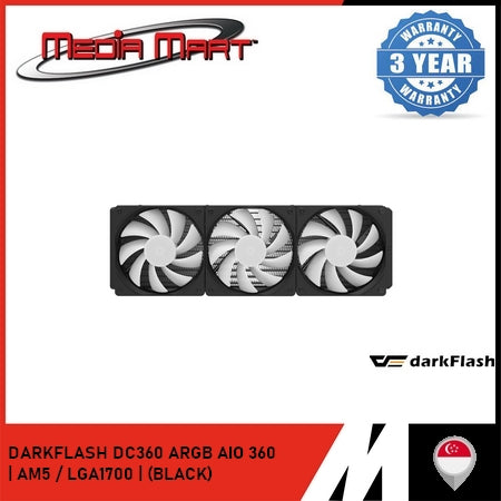 DARKFLASH DC360 ARGB AIO 360 BLACK (AM5/LGA1700)