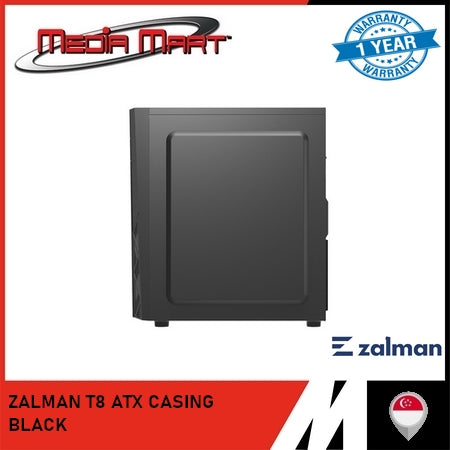 ZALMAN T8 ATX CASING BLACK