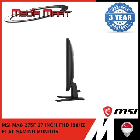 MSI MAG 275F 27 INCH FHD 180HZ FLAT GAMING MONITOR