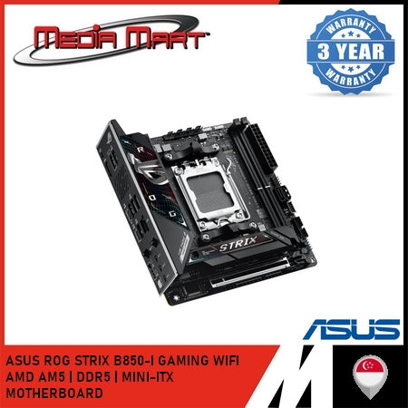 ASUS ROG STRIX B850-I GAMING WIFI AMD AM5 | DDR5 | ATX MOTHERBOARD
