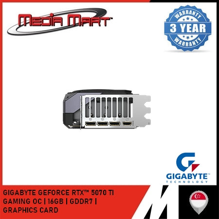GIGABYTE GEFORCE RTX™ 5070 TI GAMING OC 16G GRAPHICS CARD