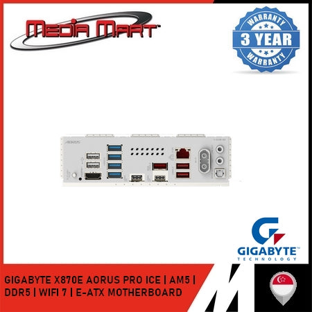 GIGABYTE X870E AORUS PRO ICE DDR5 AMD AM5 ATX MOTHERBOARD