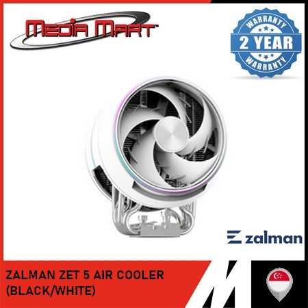 ZALMAN ZET 5 AIR COOLER (BLACK/WHITE)