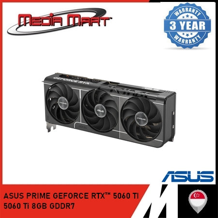 ASUS PRIME GEFORCE RTX 5060Ti 8GB GDDR7 GRAPHIC CARD