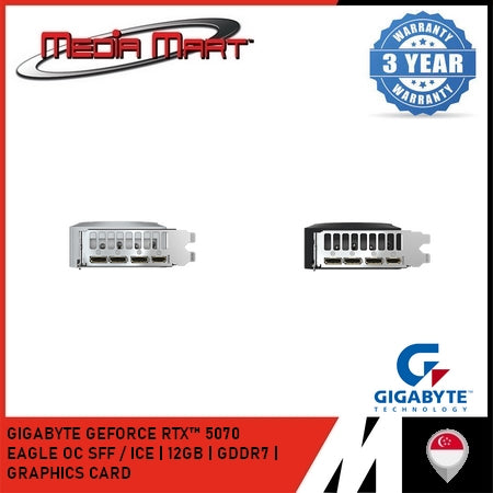 GIGABYTE GEFORCE RTX™ 5070 EAGLE | ICE | OC SFF 12G GRAPHICS CARD
