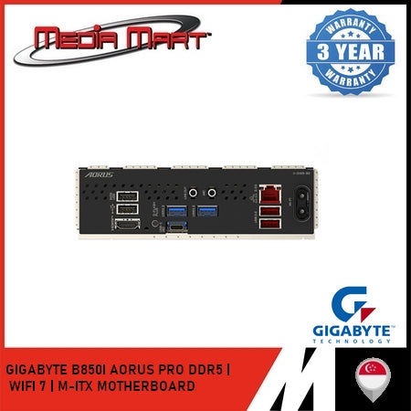 GIGABYTE B850I AORUS PRO AM5 DDR5 MINI-ITX MOTHERBOARD