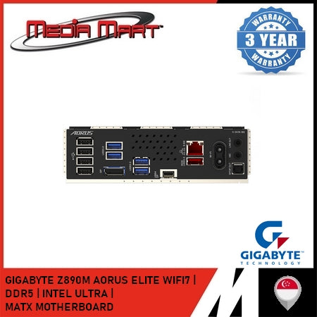 GIGABYTE Z890M AORUS ELITE WIFI 7 LGA 1851 DDR5 M-ATX MOTHERBOARD