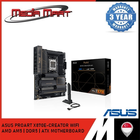 ASUS PROART X870E-CREATOR WIFI AMD AM5 | DDR5 | ATX MOTHERBOARD