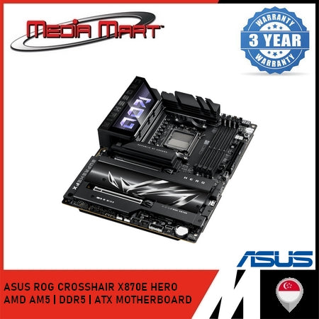 ASUS ROG CROSSHAIR X870E HERO ATX MOTHERBOARD