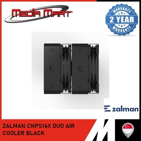 ZALMAN CNPS14X DUO AIR COOLER BLACK