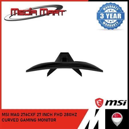 MSI MAG 276CXF 27 INCH FHD 280HZ CURVED GAMING MONITOR