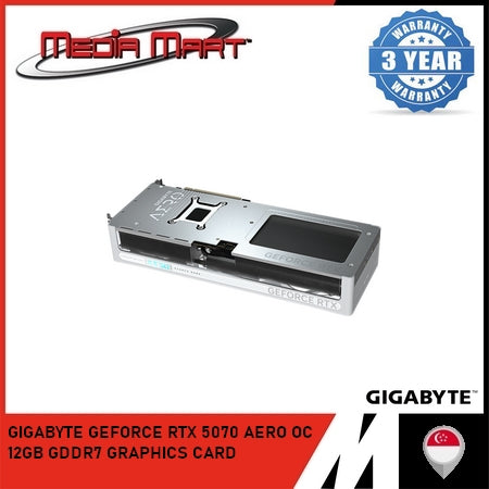 GIGABYTE GEFORCE RTX™ 5070 AERO OC 12G GRAPHICS CARD