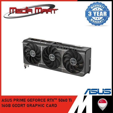 ASUS PRIME GEFORCE RTX 5060Ti 16GB GDDR7 GRAPHIC CARD