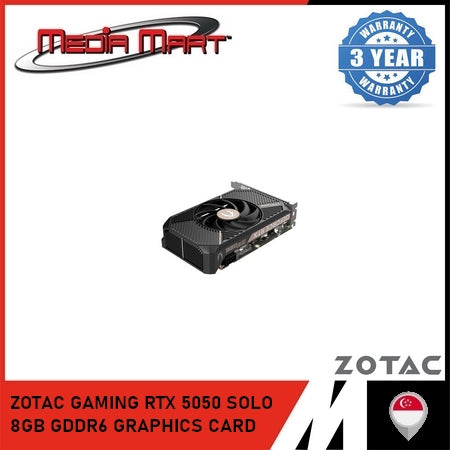 ZOTAC GAMING RTX 5050 SOLO 8GB GDDR6 GRAPHICS CARD
