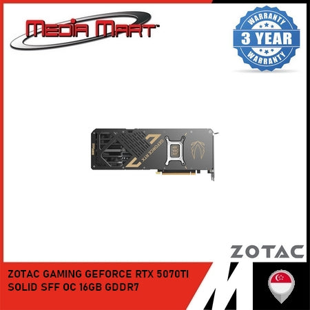 ZOTAC GAMING RTX 5070 Ti SOLID SFF OC 16GB GRAPHIC CARD