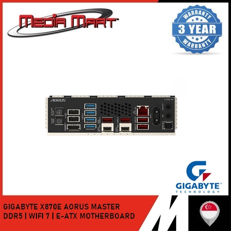GIGABYTE X870E AORUS MASTER WIFI AMD AM5 ATX MOTHERBOARD