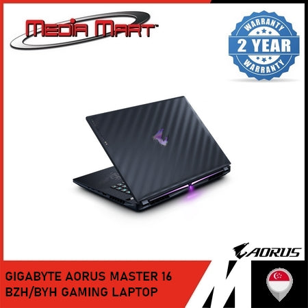 GIGABYTE AORUS MASTER 16 BZH/BYH GAMING LAPTOP | INTEL ULTRA 9 275HX CPU | RTX 5080/5090 GPU | 32GB RAM | 1TB GEN 4 SSD