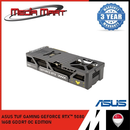 ASUS TUF GAMING GEFORCE RTX 5080 16GB GDDR7 OC EDITION GRAPHIC CARD