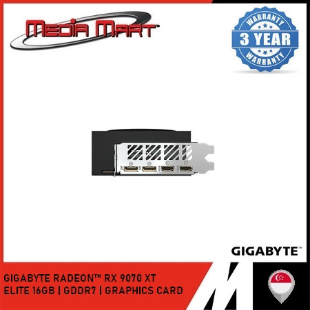 GIGABYTE AORUS RADEON⢠RX 9070 XT ELITE 16G GRAPHICS CARD