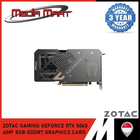 ZOTAC GAMING GEFORCE RTX 5060 AMP 8GB GDDR7 GRAPHICS CARD