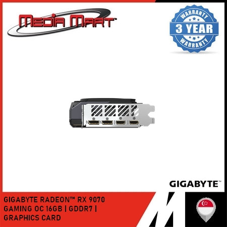GIGABYTE RADEON⢠RX 9070 GAMING OC 16G GRAPHICS CARD