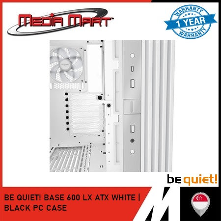 BE QUIET! BASE 600 LX ATX | M-ATX | WHITE | BLACK PC CASING