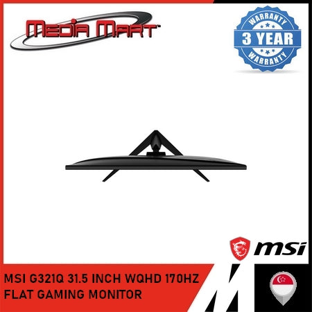 MSI G321Q 31.5 INCH WQHD 170HZ FLAT GAMING MONITOR