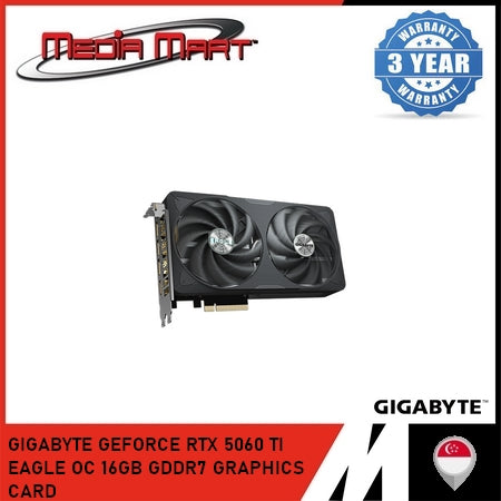 GIGABYTE GEFORCE RTX™ 5060 TI EAGLE | ICE | OC 16GB
