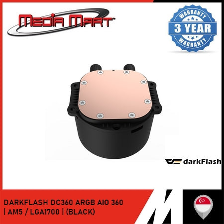 DARKFLASH DC360 ARGB AIO 360 BLACK (AM5/LGA1700)