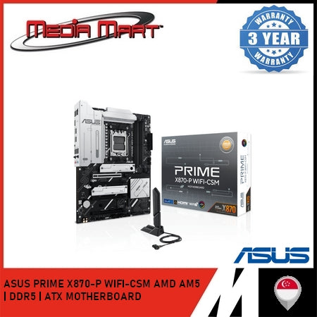 ASUS PRIME X870-P WIFI-CSM AMD AM5 | DDR5 | ATX MOTHERBOARD