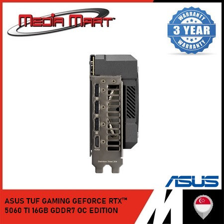 ASUS TUF GAMING RTX 5060Ti 16GB GDDR7 OC EDITION GRAPHIC CARD