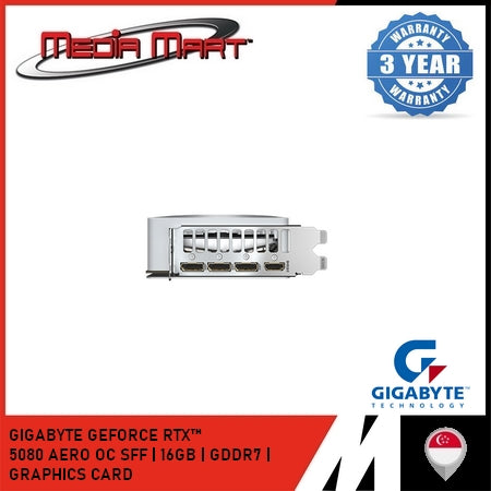 GIGABYTE GEFORCE RTX™ 5080 AERO OC SFF 16G GRAPHICS CARD