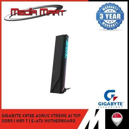 GIGABYTE X870E AORUS XTREME AI TOP AM5 DDR5 E-ATX MOTHERBOARD