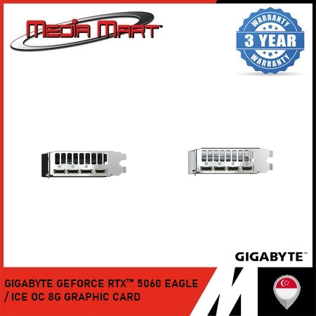 GIGABYTE GEFORCE RTX 5060 EAGLE / ICE OC 8G GDDR7 GRAPHIC CARD