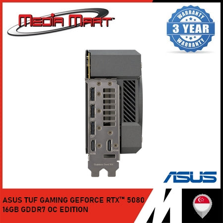 ASUS TUF GAMING GEFORCE RTX 5080 16GB GDDR7 OC EDITION GRAPHIC CARD