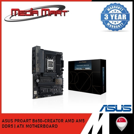 ASUS PROART B650-CREATOR AMD AM5 | DDR5 | ATX MOTHERBOARD