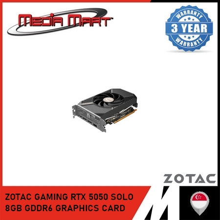 ZOTAC GAMING RTX 5050 SOLO 8GB GDDR6 GRAPHICS CARD