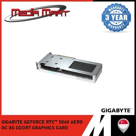 GIGABYTE GEFORCE RTX 5060 AERO OC 8G GDDR7 GRAPHICS CARD
