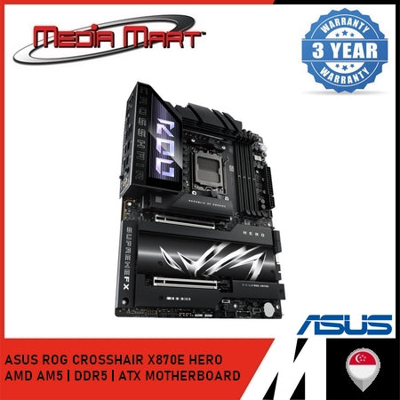 ASUS ROG CROSSHAIR X870E HERO ATX MOTHERBOARD