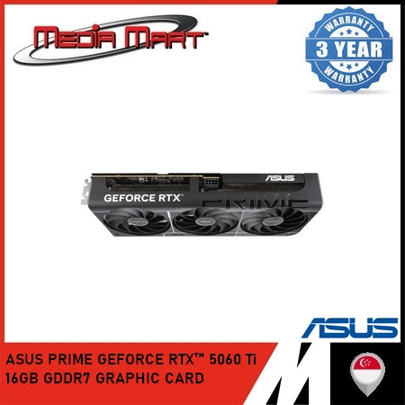 ASUS PRIME GEFORCE RTX 5060Ti 16GB GDDR7 GRAPHIC CARD