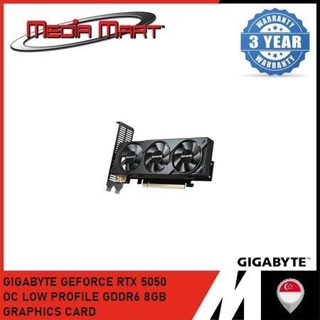 GIGABYTE GEFORCE RTX 5050 OC LOW PROFILE GDDR6 8GB GRAPHICS CARD