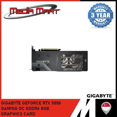 GIGABYTE GEFORCE RTX 5050 GAMING OC GDDR6 8GB GRAPHICS CARD