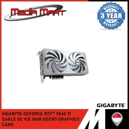 GIGABYTE GEFORCE RTX™ 5060 TI EAGLE | ICE | OC 16GB